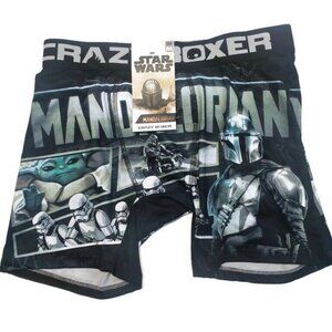 Star Wars THE MANDALORIAN Boxer Briefs Crazy Boxer The Child Mens Size Medium